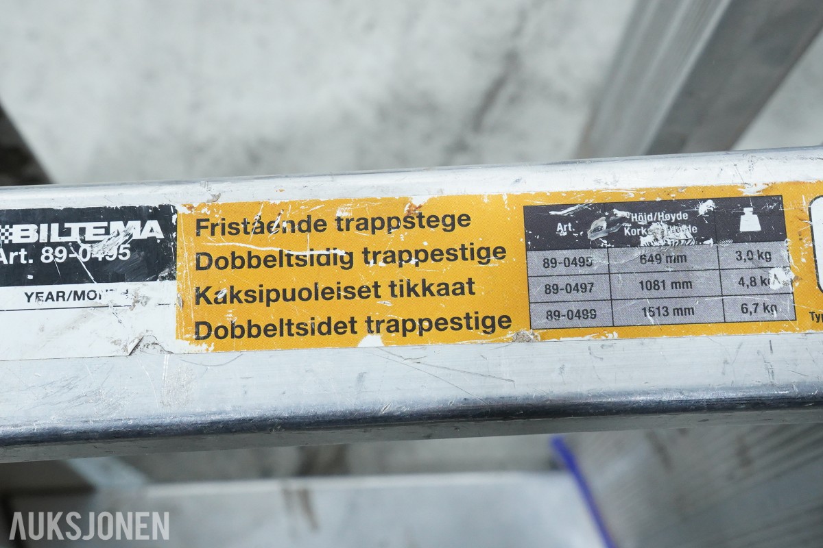 Parti med Zarges trappestiger 