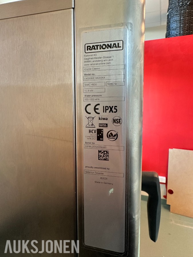 2025 Rational iCombi Classic LM200BE | Kombidamper | 400V