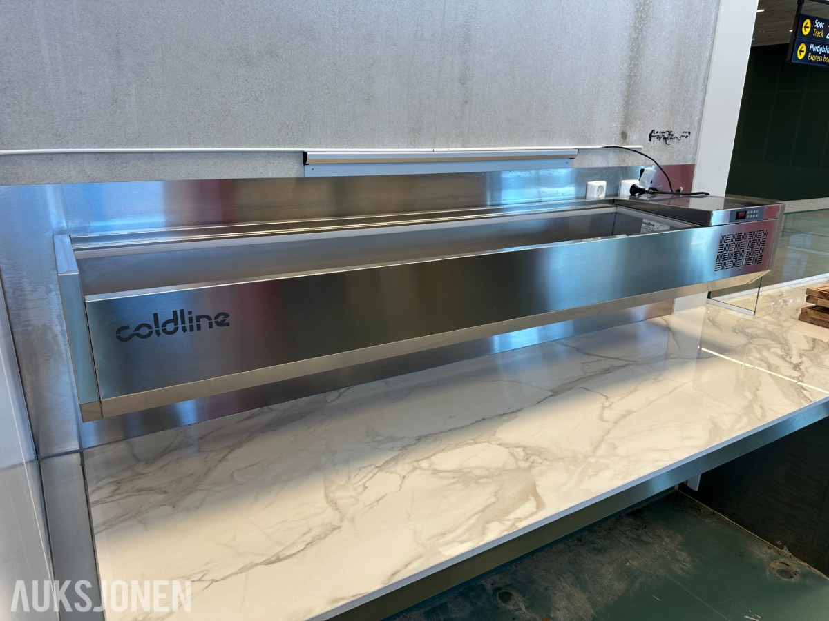 Coldline VP20/9NL | Kjølt ingrediensrenne | Rustfritt stål