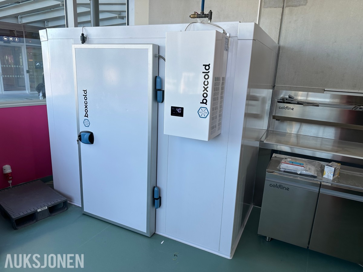 2025 Boxcold kjølerom | Komplett aggregat | Hyllesystem