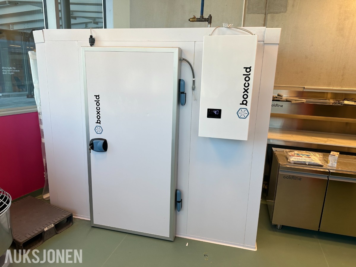 2025 Boxcold kjølerom | Komplett aggregat | Hyllesystem