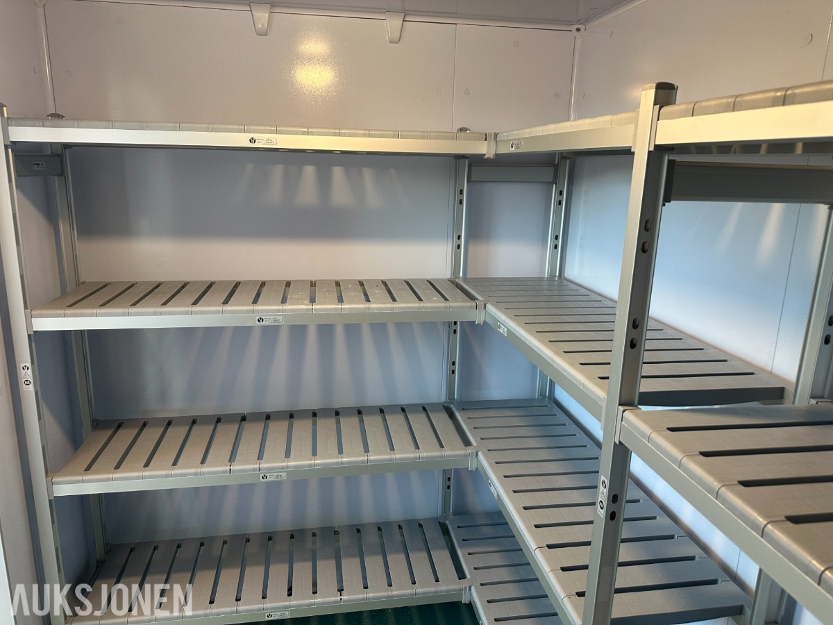 2025 Boxcold kjølerom | Komplett aggregat | Hyllesystem