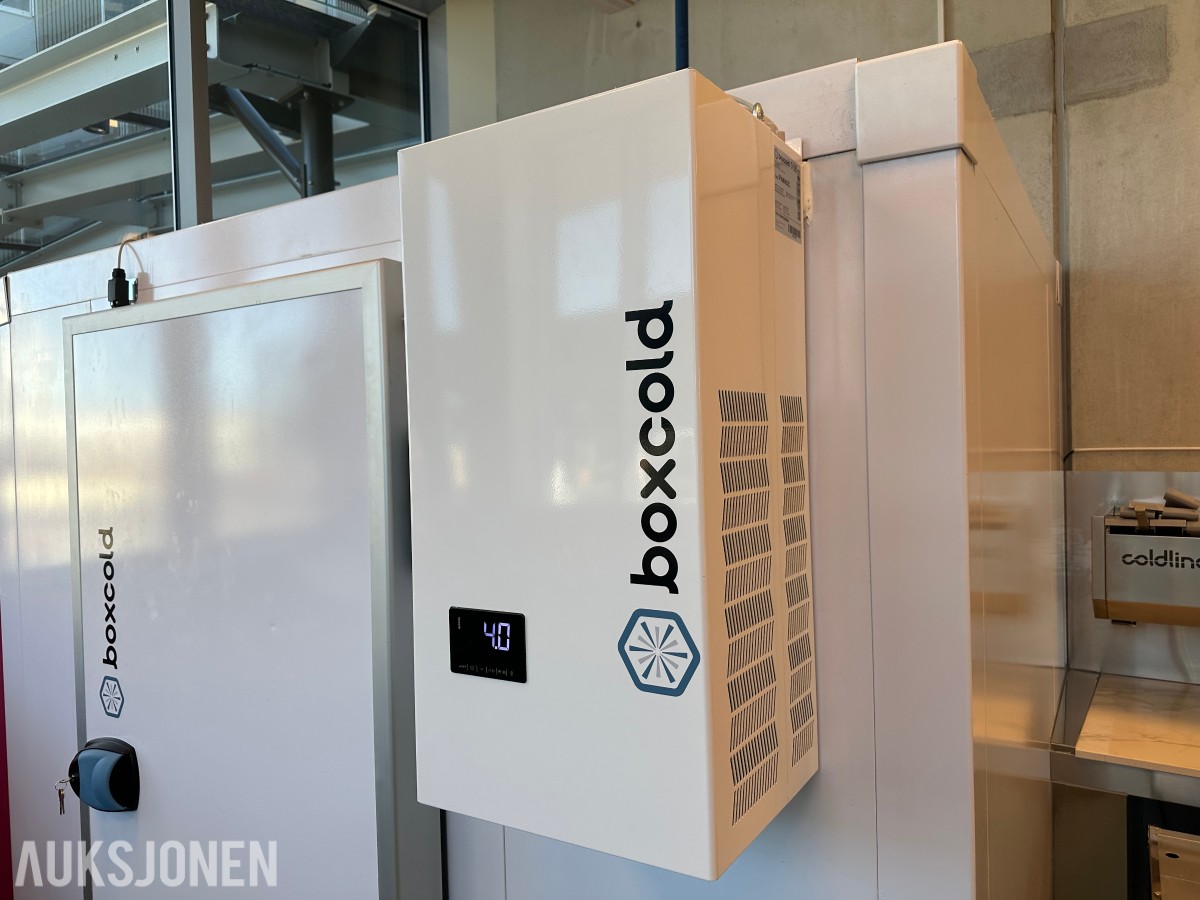 2025 Boxcold kjølerom | Komplett aggregat | Hyllesystem
