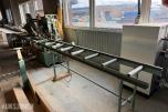 Industrielt saganlegg med kappsag - fresestasjon og rullebaner