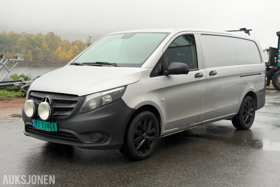 2017 Mercedes-Benz VITO 2.1 D 136 HK 4MATIC AUT HENGERFESTE DOBBELTGULV INNREDNING VARMER CRUISE