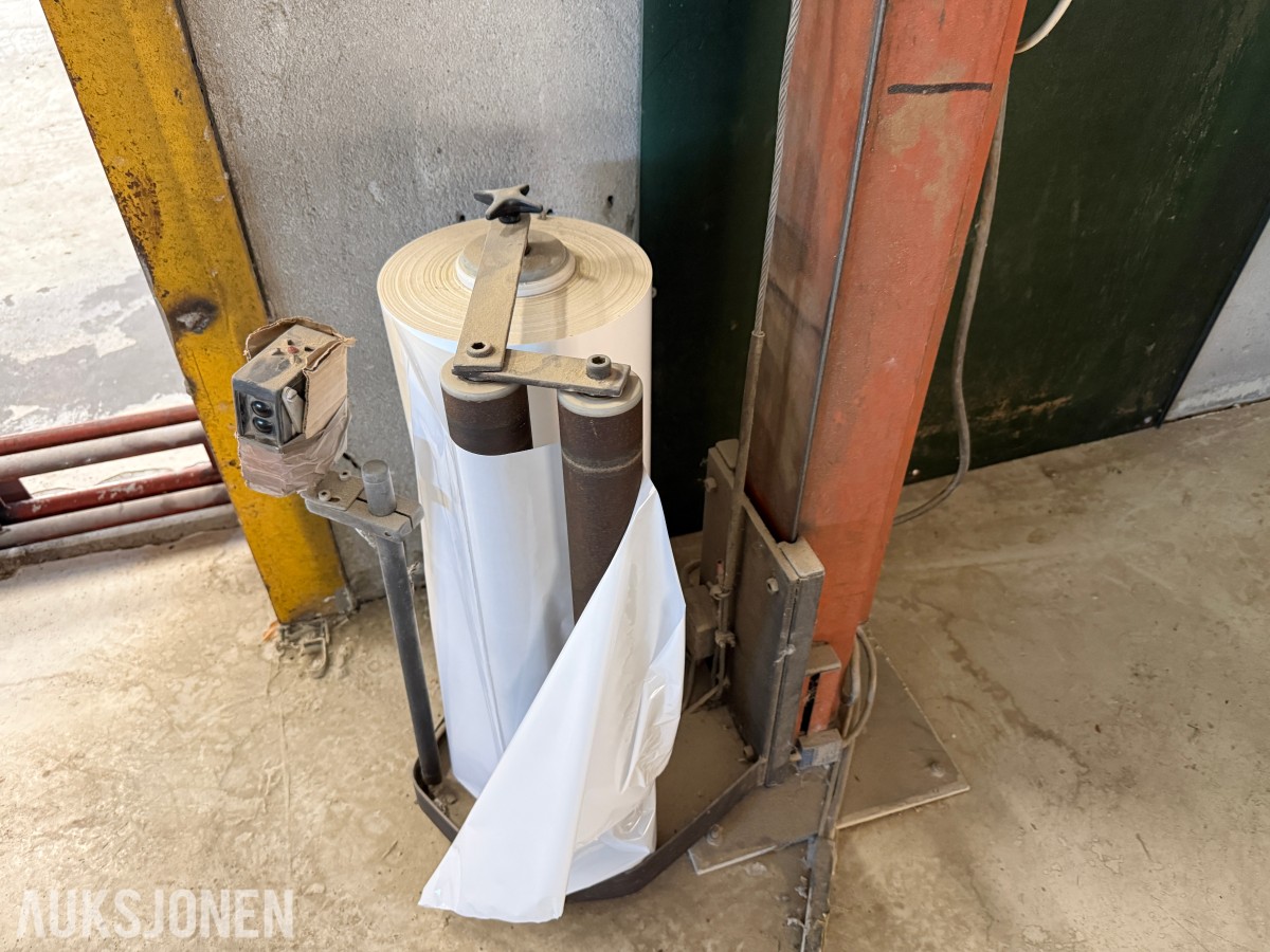 Nissen pallepakker med dreieskive og filmholder