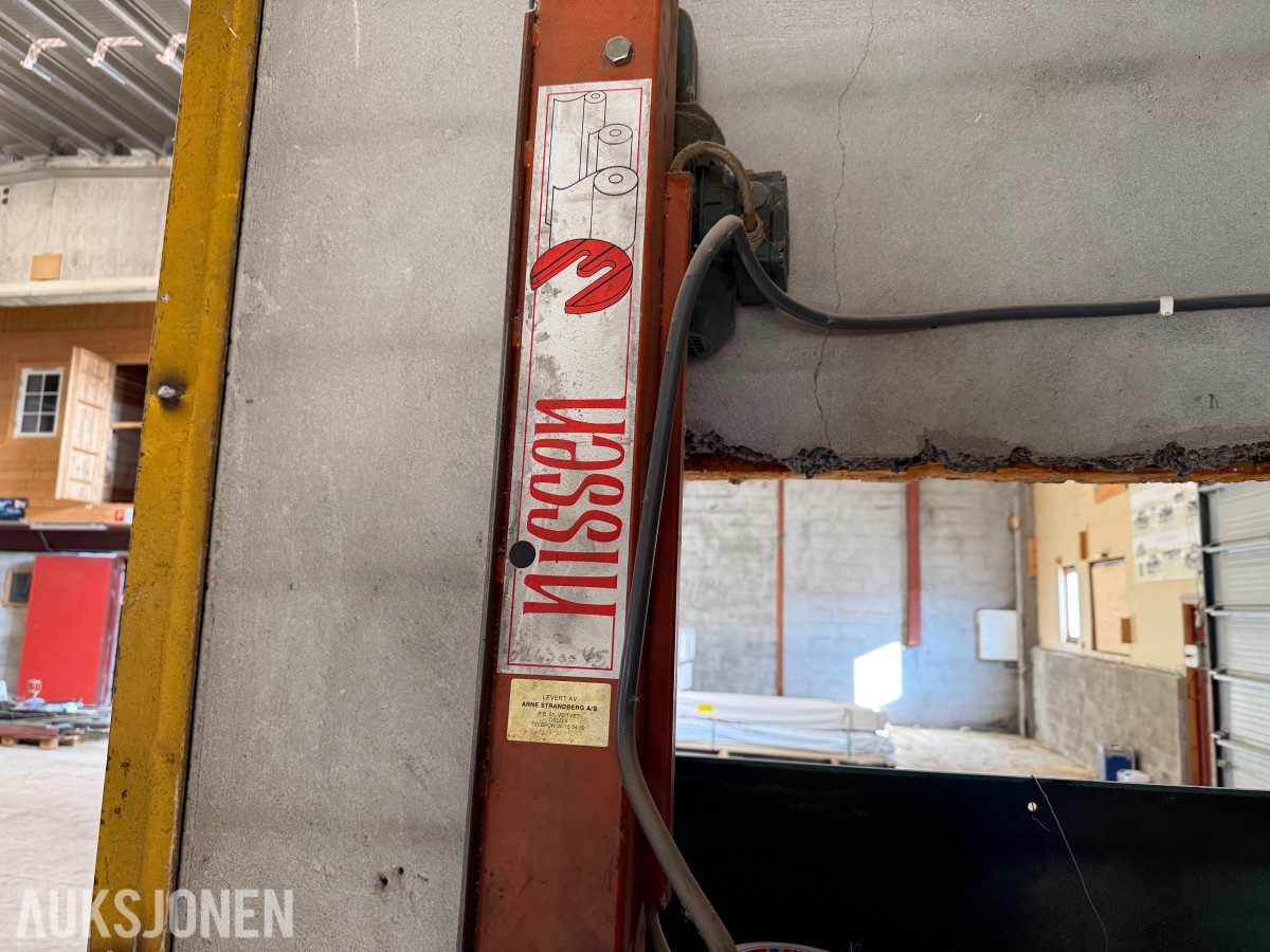 Nissen pallepakker med dreieskive og filmholder