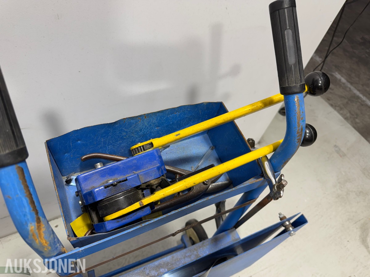 3 stk båndvogn / stroppemaskiner for emballering