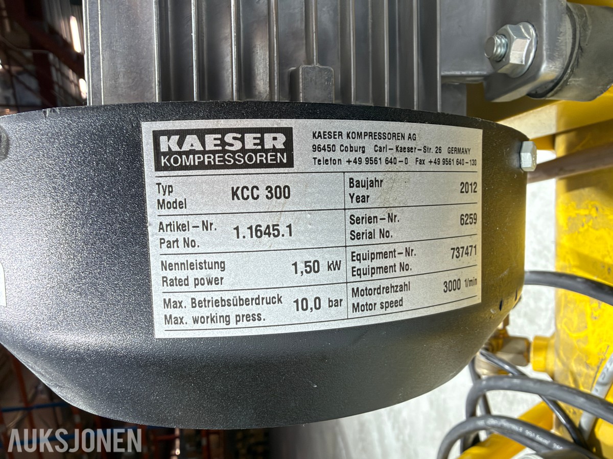 2012 Kaeser Premium 300/40 W kompressor 10 bar