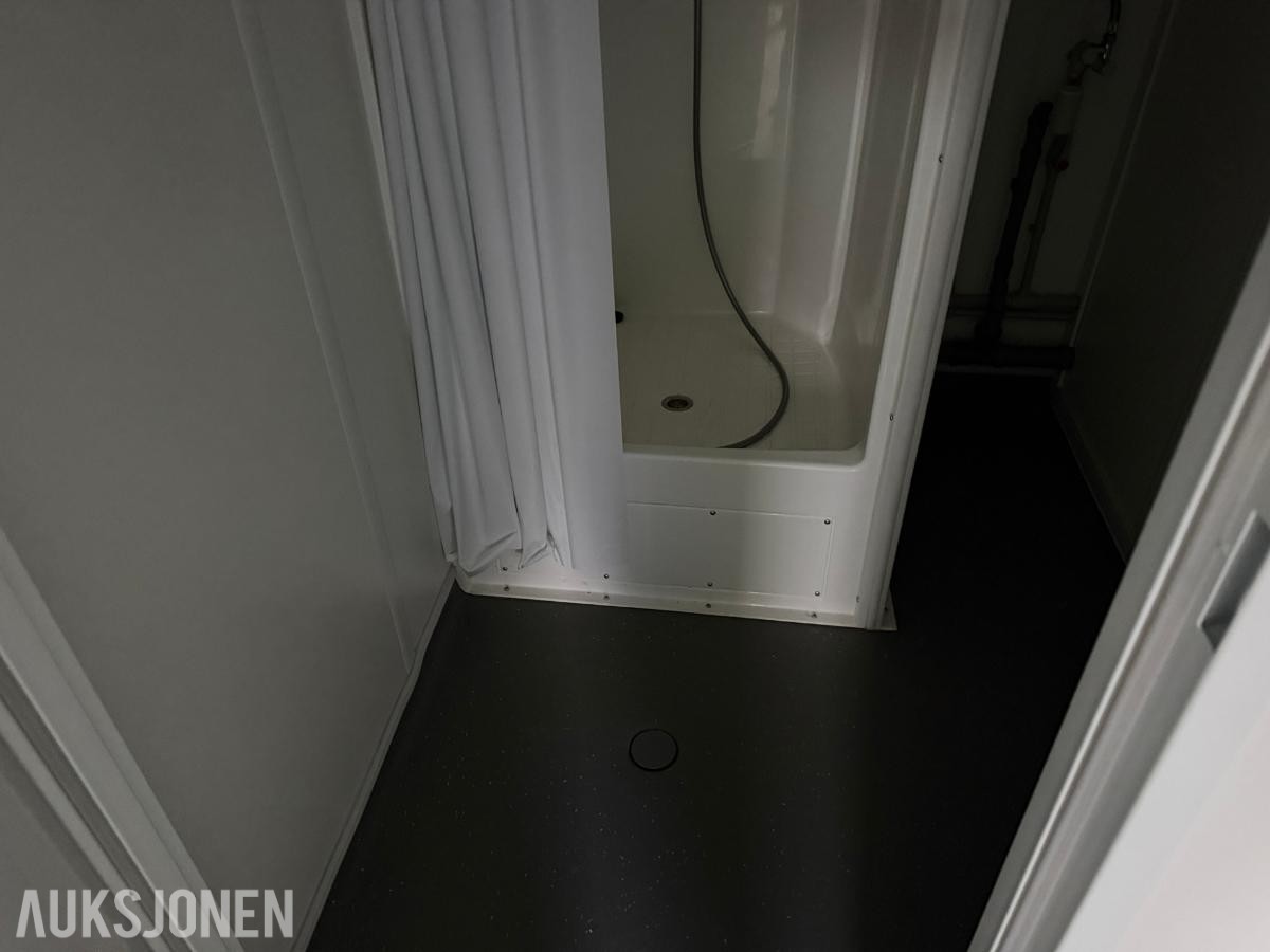 Containex skiftebrakke - Garderobebrakke