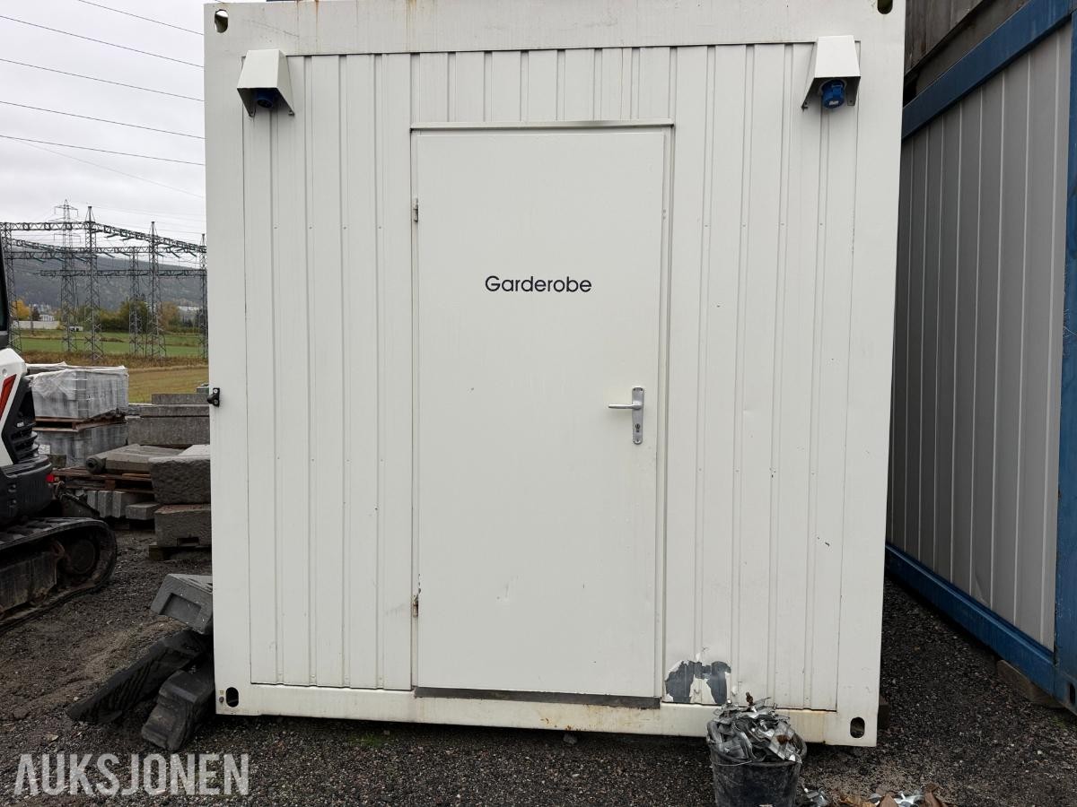 Garderobebrakke - Skiftebrakke med toalett, dusj ++