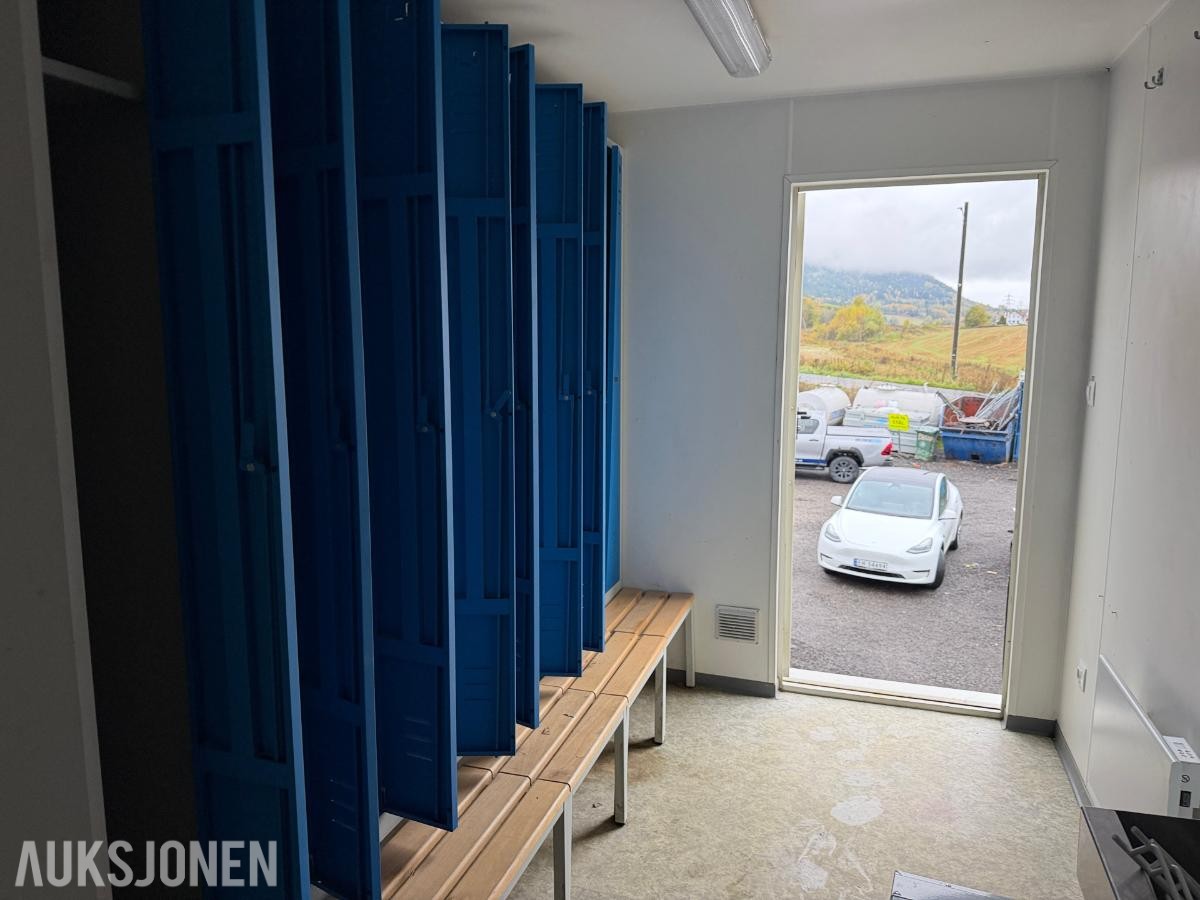 Garderobebrakke - Skiftebrakke