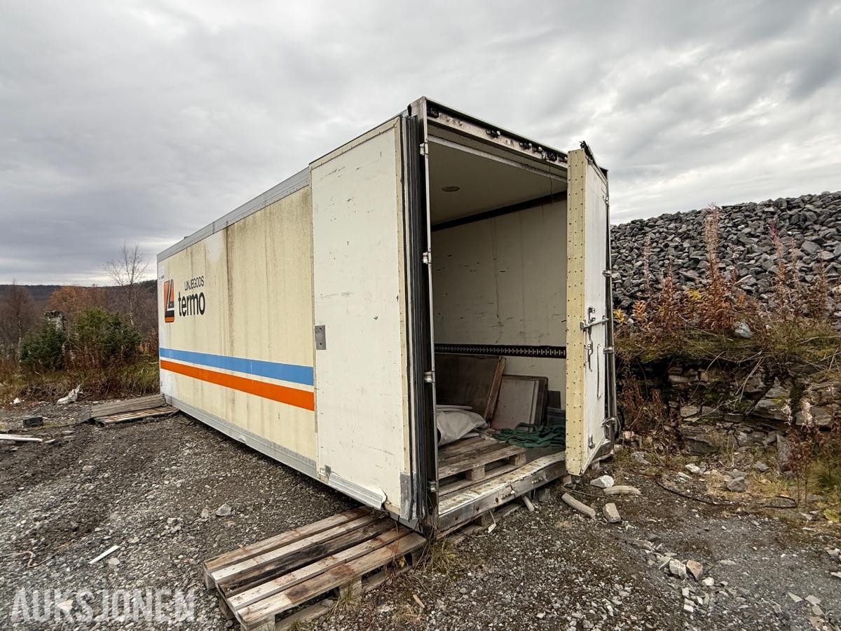 25 Fots isolert container med innhold