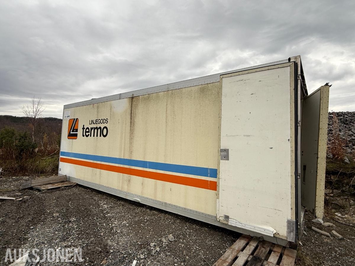 25 Fots isolert container med innhold