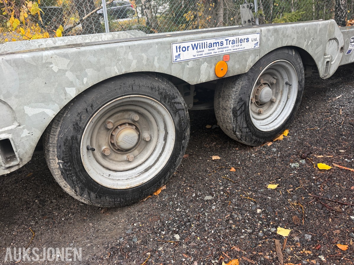 2019 Ifor Williams CT bilhenger med 2666kg nyttelast