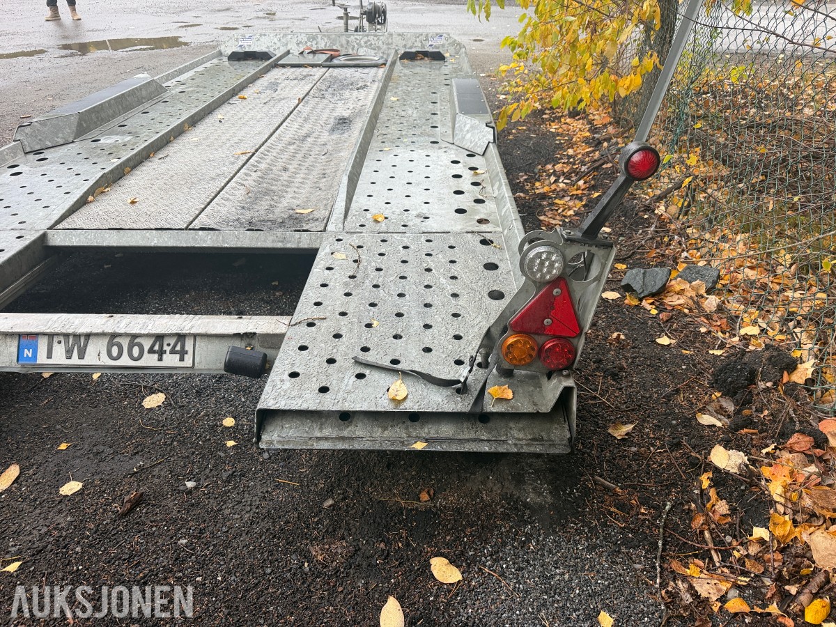2019 Ifor Williams CT bilhenger med 2666kg nyttelast