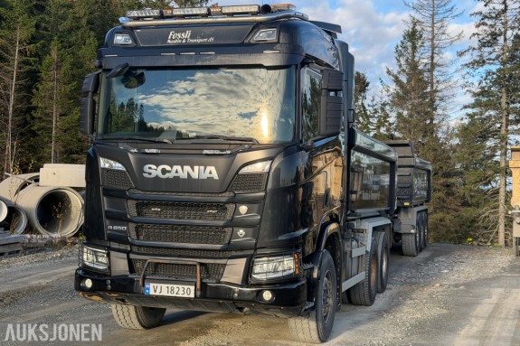 2020 Scania R650 6x4 V8 tippbil med Istrail tippkasse - EURO 6