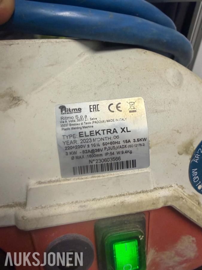 2023 Ritmo Elektra XL elektrosveisemaskin