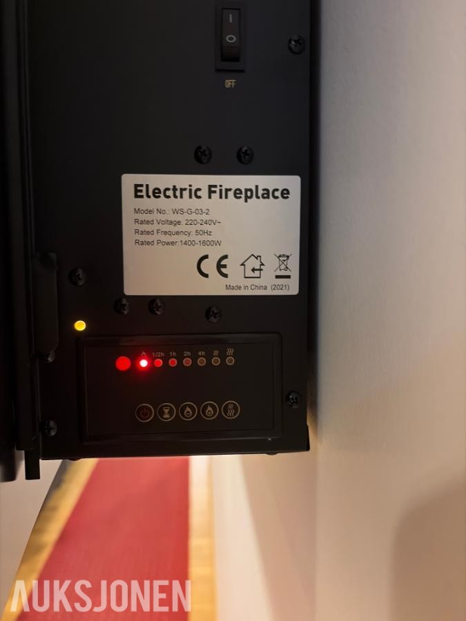 2024 2024 Norflame Lang kurvet Norflame peis