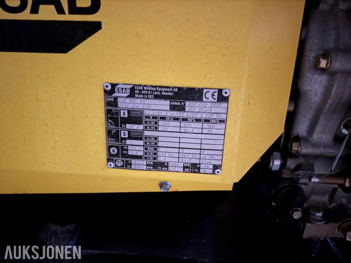 2005 Esab KMP 180 TA sveise apparat