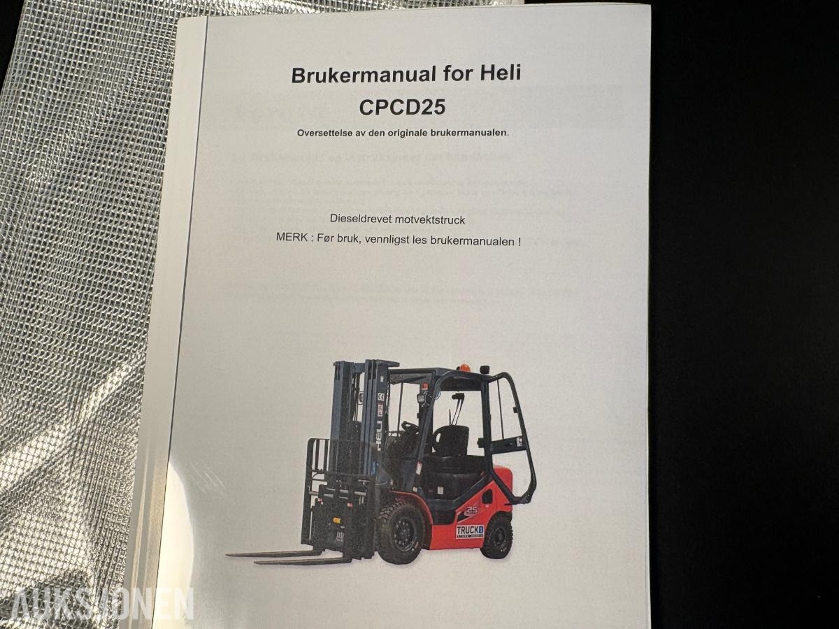 2022 Heli CPCD25 Motvektstruck diesel 44timer