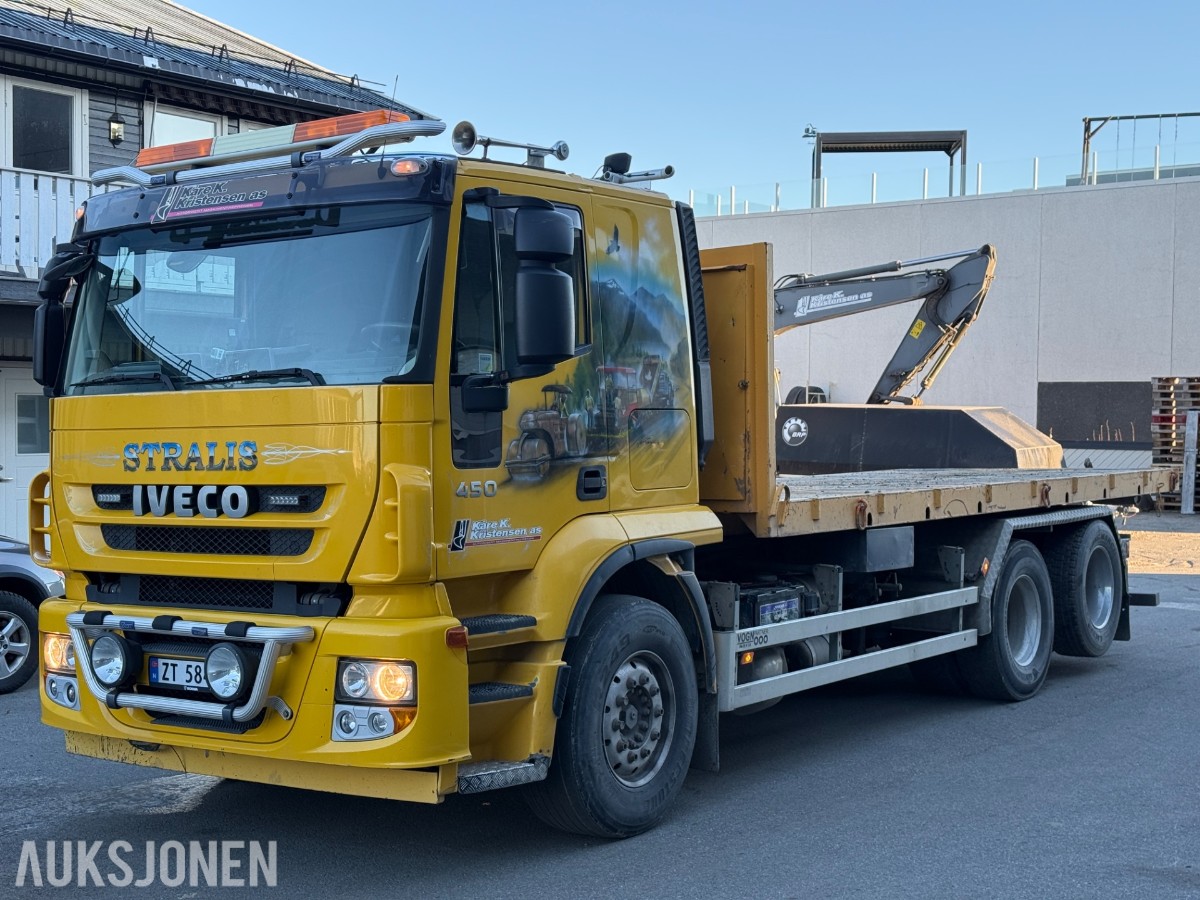 2009 Iveco Stralis 450 krokbil, Multilift EU-godkjent 