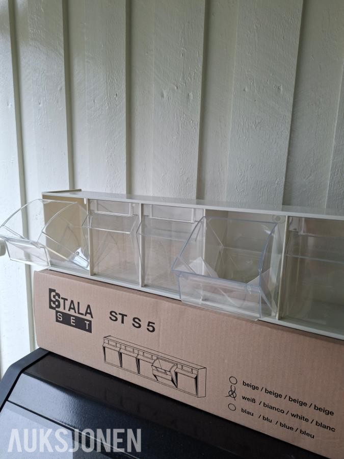 Oppbevaringsbokser - 13 stk