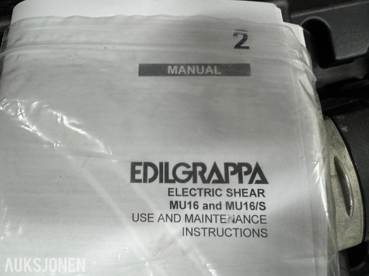 Edilgrappa MU16 elektrisk hydraulisk armeringskutter – 16 mm