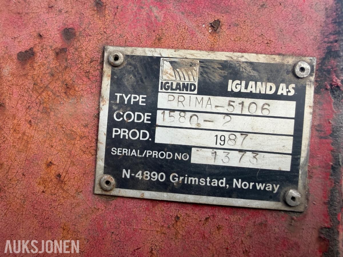 1987 Igland prima 5106 vinsj
