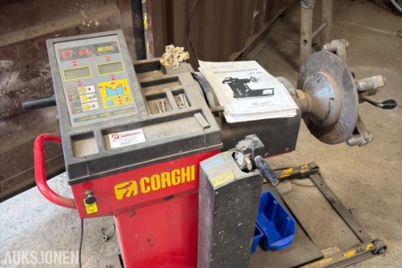 Corghi Et66 Avbalanseringsmaskin *Ingen minstepris*