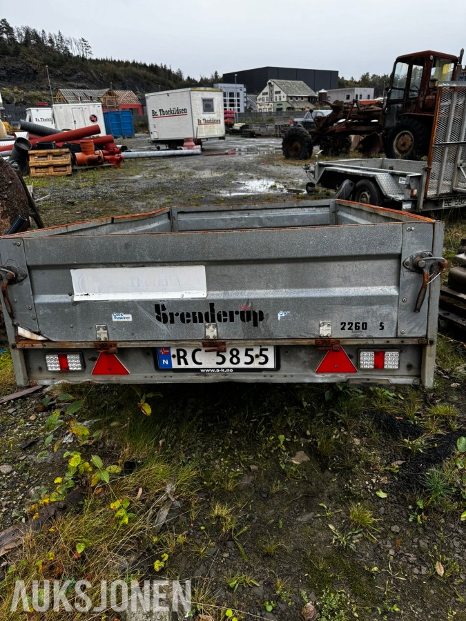 2008 Brenderup 2260S varehenger – 1300 kg totalvekt / 990 kg nyttelast