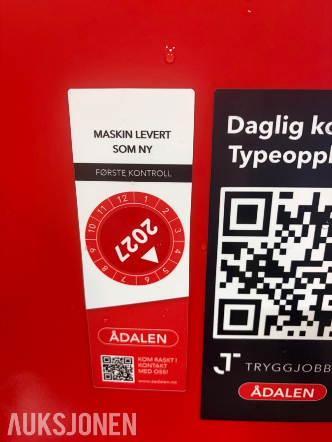 Hangcha CDD15-WS elektrisk stabler med pallegafler