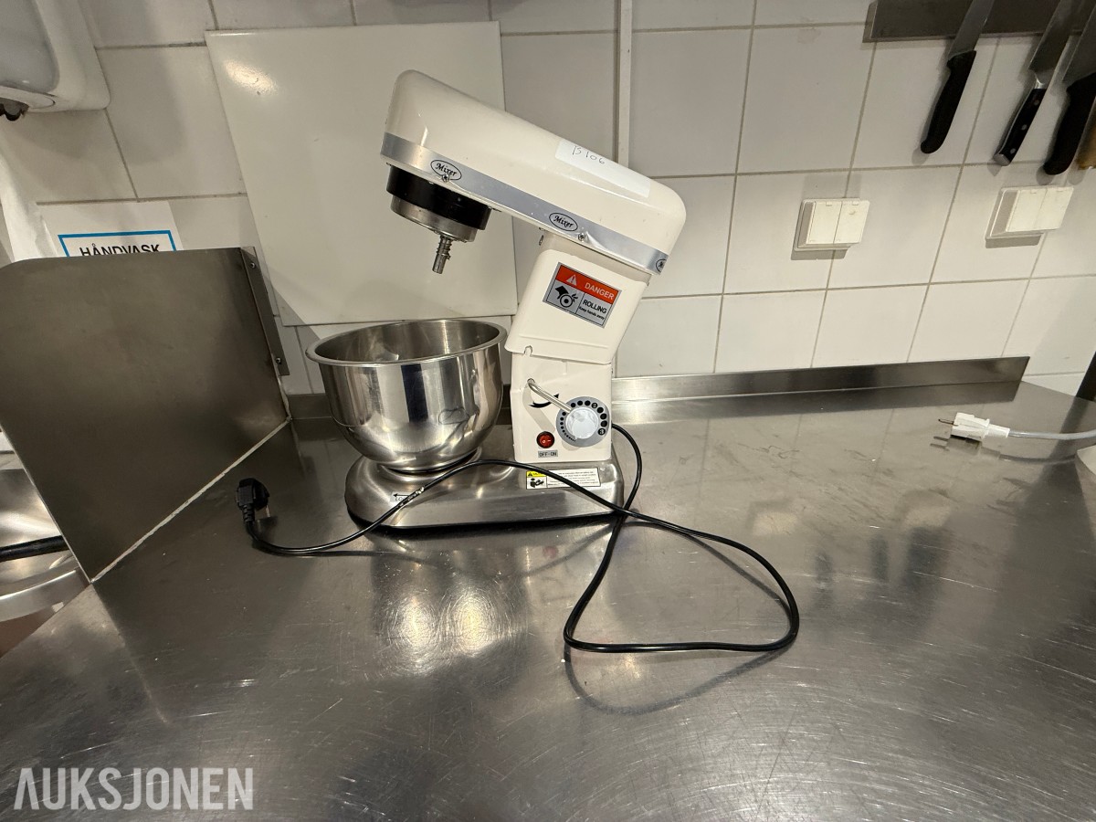Hurakan HKN-KS5 kjøkkenmaskin / planetmikser – 500 W – Med rustfri bolle 