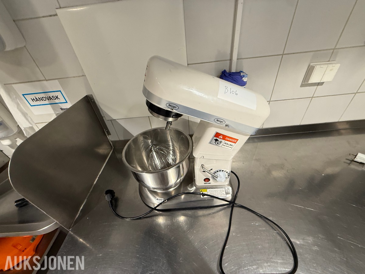 Hurakan HKN-KS5 kjøkkenmaskin / planetmikser – 500 W – Med rustfri bolle 