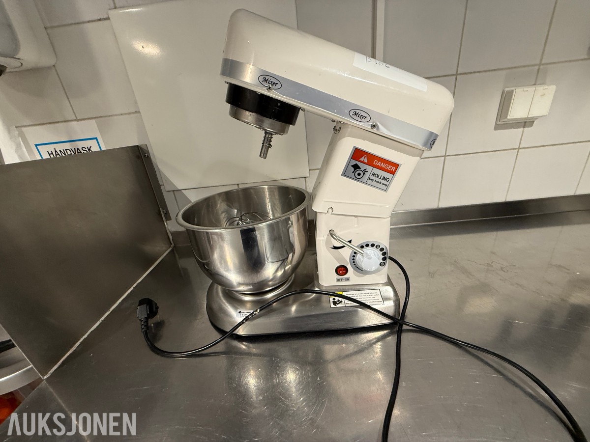 Hurakan HKN-KS5 kjøkkenmaskin / planetmikser – 500 W – Med rustfri bolle 
