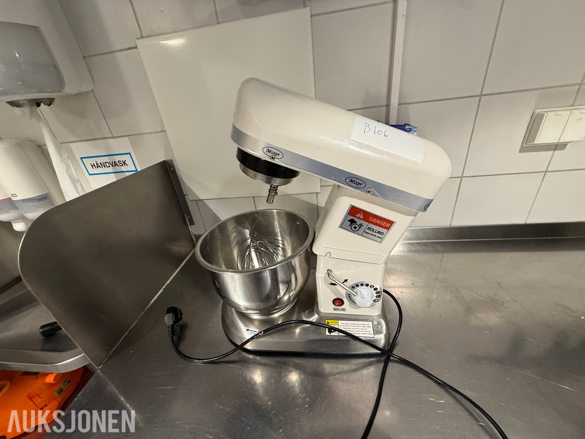 Hurakan HKN-KS5 kjøkkenmaskin / planetmikser – 500 W – Med rustfri bolle 