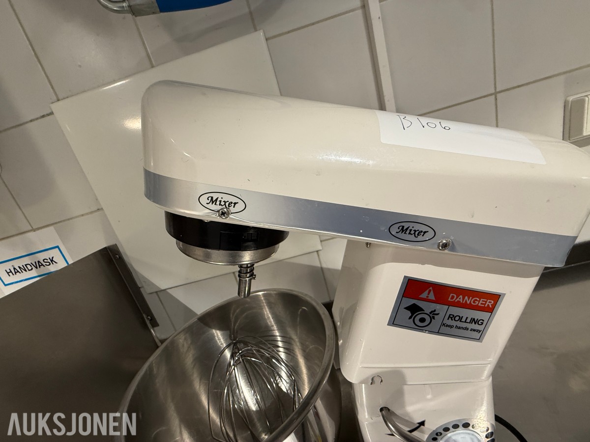 Hurakan HKN-KS5 kjøkkenmaskin / planetmikser – 500 W – Med rustfri bolle 