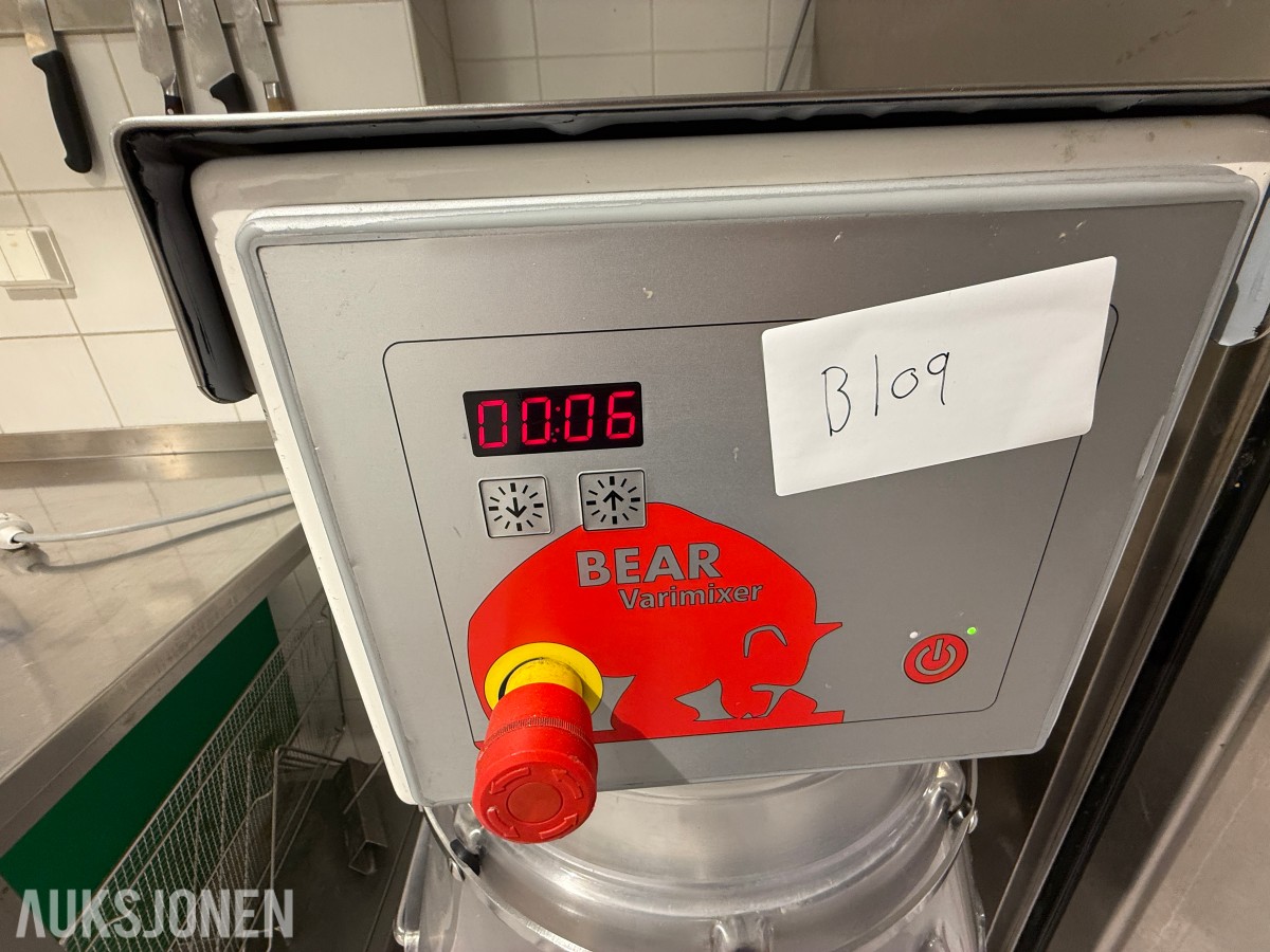 Bear Varimixer AR40/VL1 – 40 liters industrimikser / planetmikser – 2017-modell 