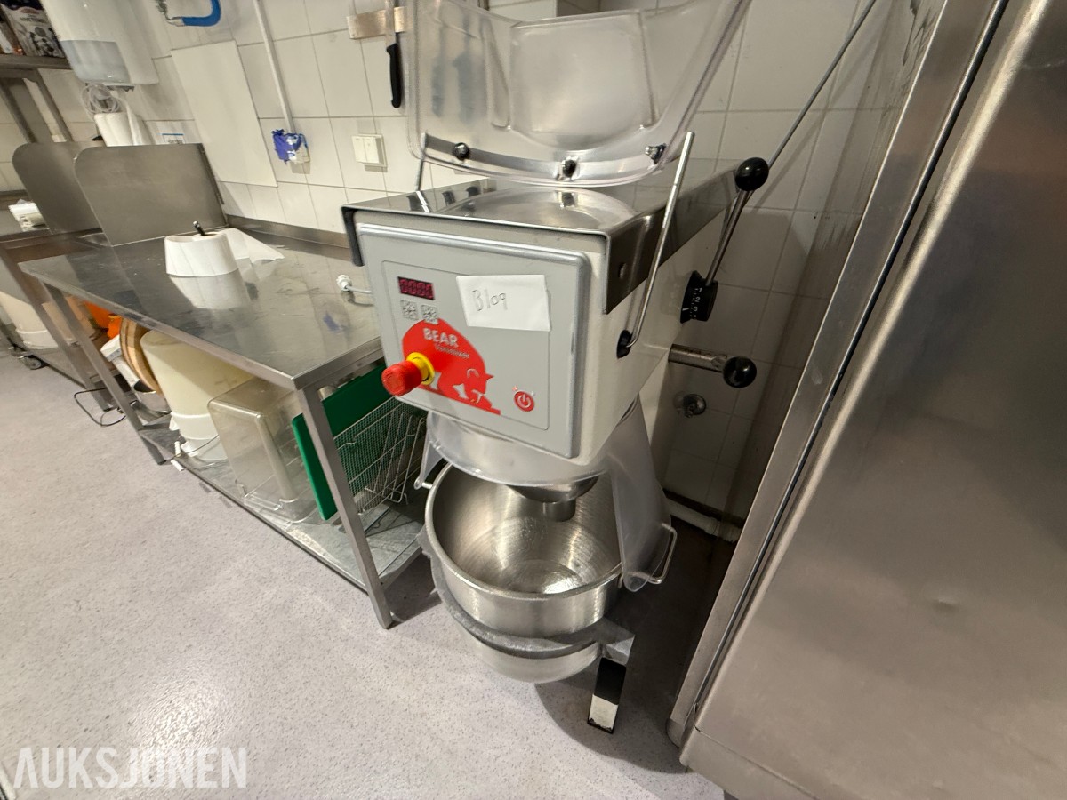 Bear Varimixer AR40/VL1 – 40 liters industrimikser / planetmikser – 2017-modell 
