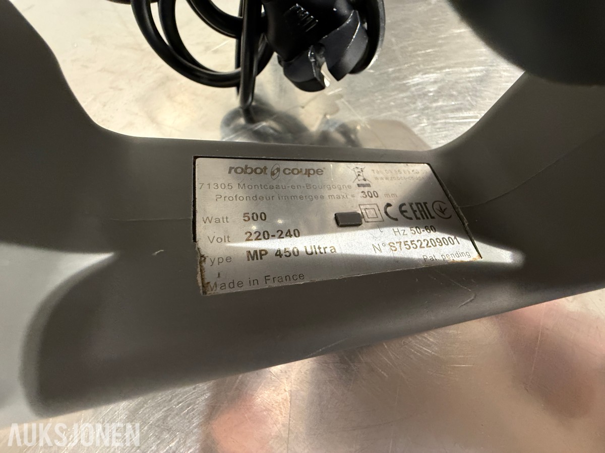 Robot Coupe MP 450 Ultra – Profesjonell stavmikser – 500 W 