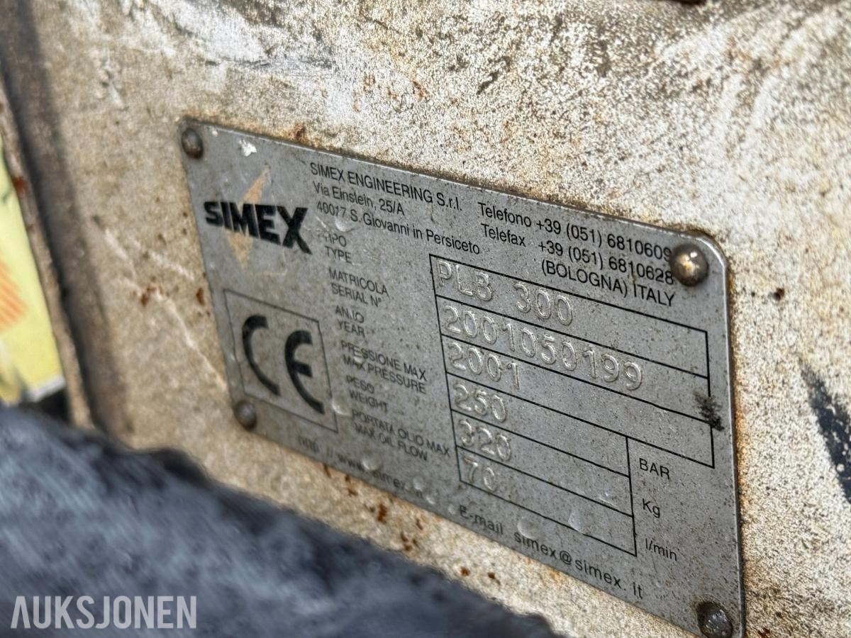 2001 Simex PLB300 Asfaltfres
