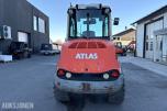 2006 Atlas 75S Hjullaster, SVING PÅ LASTER, skuffer, pallegafler