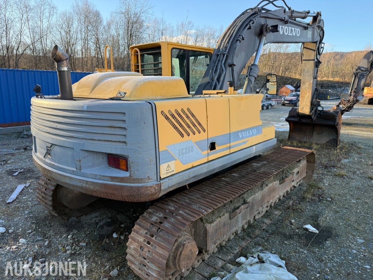 1998 Volvo EC280 Beltegraver, 9 129 t