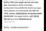 2019 Forbrenningstoalett Eko Toi 1200 V2