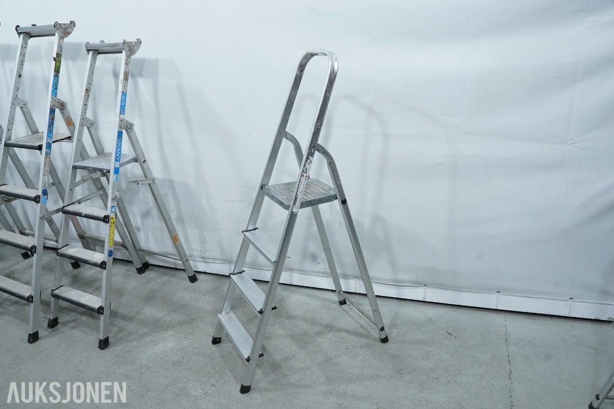 Parti Zarges trappestiger i aluminium