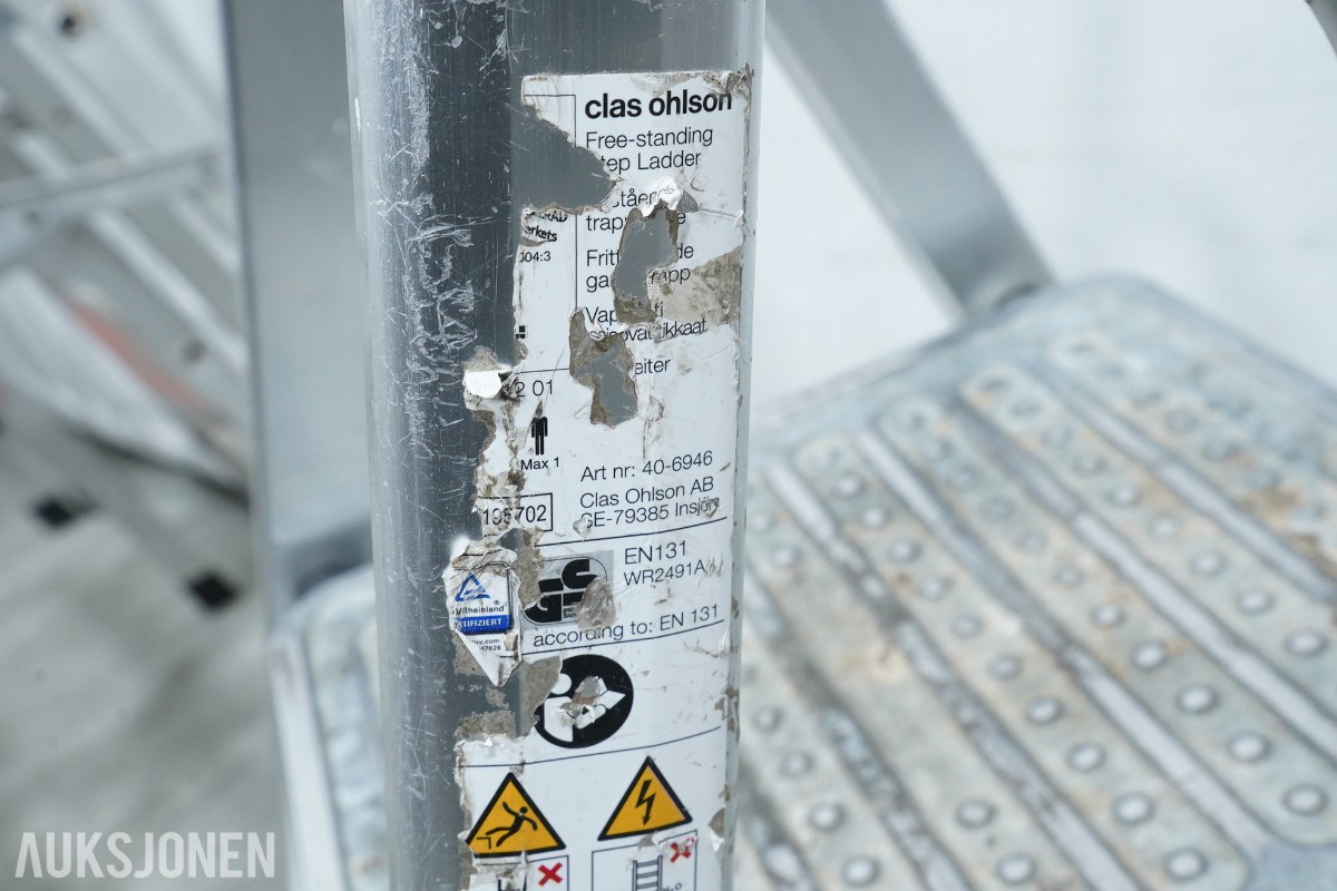 Parti Zarges trappestiger i aluminium