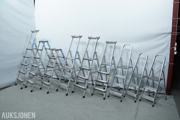 Parti Zarges trappestiger i aluminium