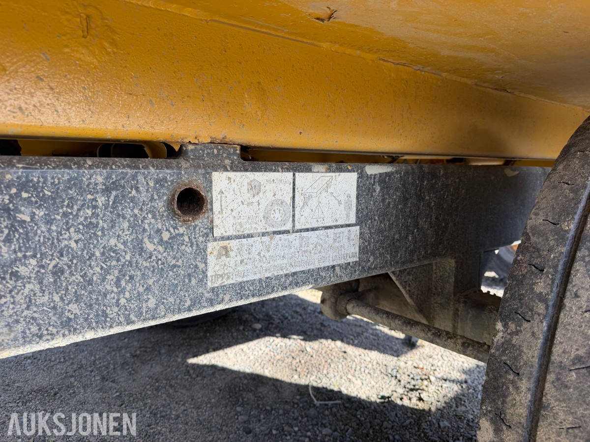 2016 GIGANT GD36X DUMPERHENGER – 8 000 KG