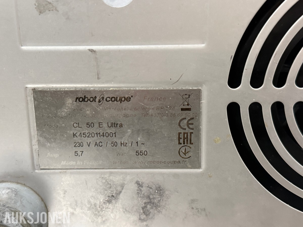 Robot Coupe CL 50 Ultra – Profesjonell grønnsakskutter – 550W