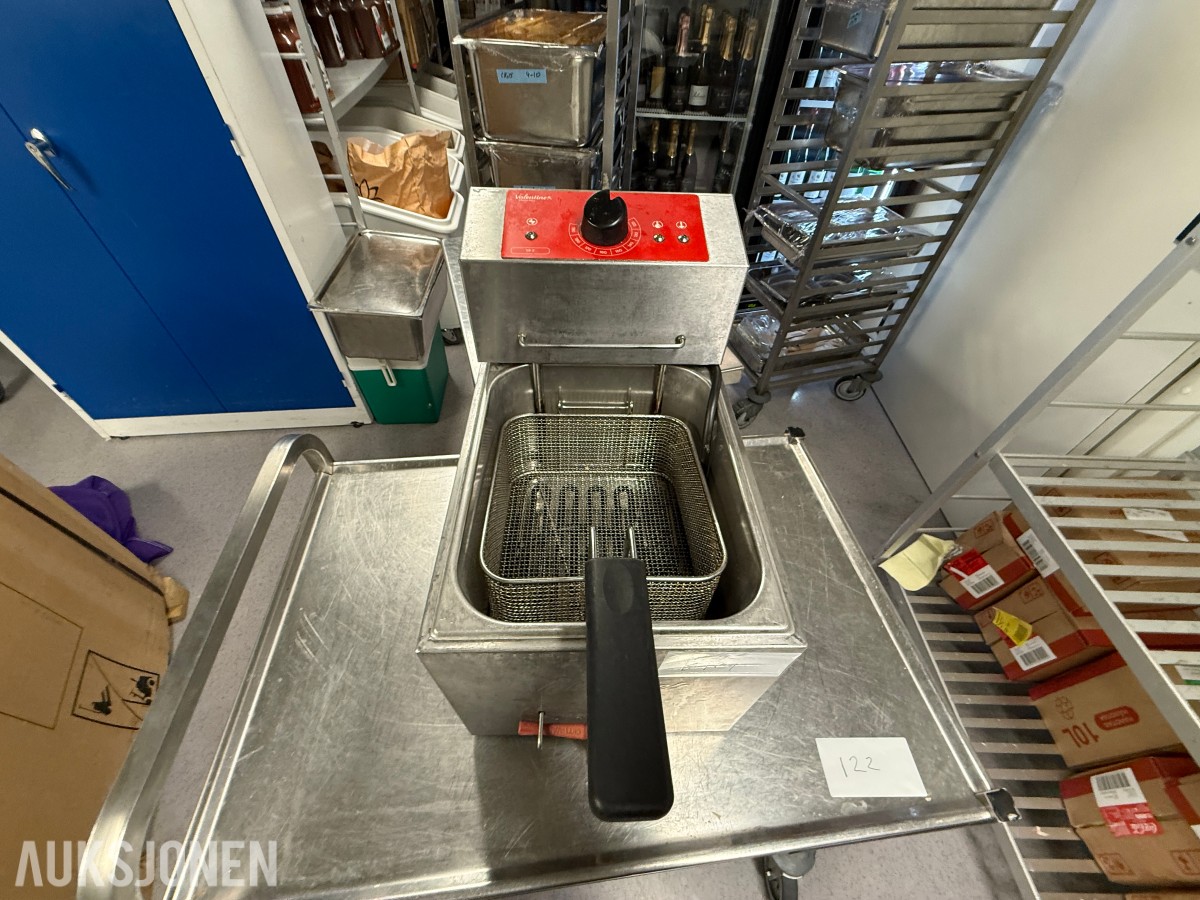 Valentine TF7 – Profesjonell frityrkoker i rustfritt stål – 3,6 kW